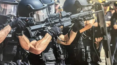 Grupos Operativos Especiales de Seguridad (GOES). Fotografía: Policía Nacional