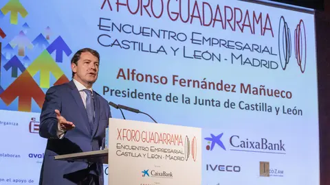 El presidente de la Junta participa en el Foro Guadarrama