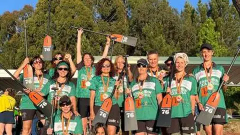 El equipo de AZAYCA de Barco-Dragón participante en la Copa de España celebrada en Muiños