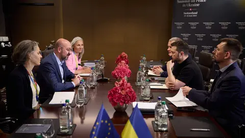 La Cumbre de Paz de Ucrania. Fotografía: @ZelenskyyUa