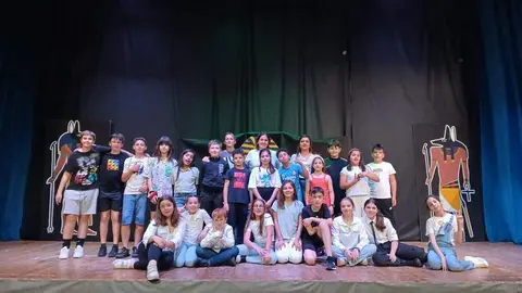 Integrantes del nuevo grupo de teatro "Actores en Proceso"