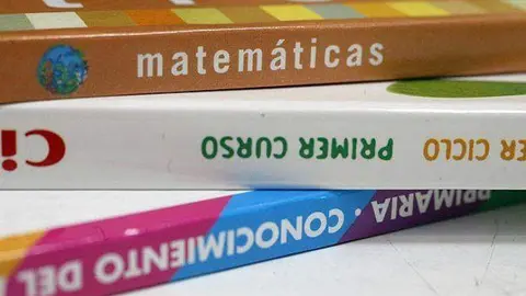 Libros de texto Fotografía de archivo