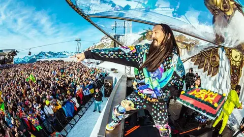 Steve Aoki en el Tomorrowland