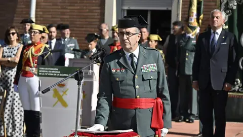 Toma de posesión del nuevo jefe de la Guardia Civil en Castilla y León, el general José Antonio Fernández de la Luz