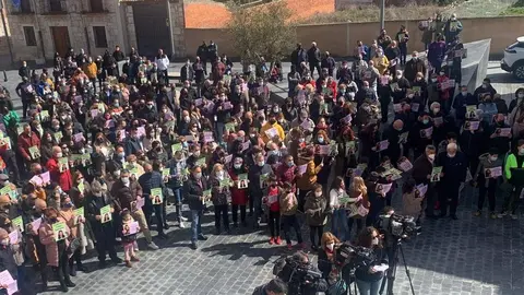 Manifestación en Transpinedo por Esther López