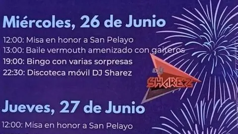 fiestas Vega de Tera