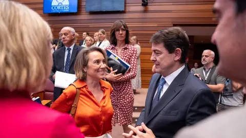 Mañueco durante el tercer Debate de Política General en las Cortes de Castilla y León. Fotografía: Cuca Gamarra