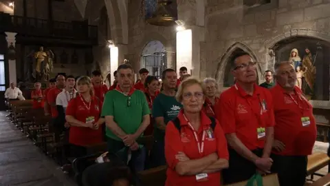 Ofrenda floral a la Virgen de la Concha 