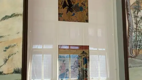protege valiosas pinturas sobre cristal del Japón del siglo XIX en el Centro Cultural Soledad González