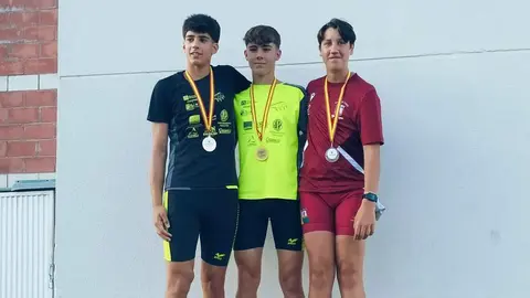 Podio Rodrigo Zarzuelo, Cto Auto. Sub 16, 3º lanz. Jabalina