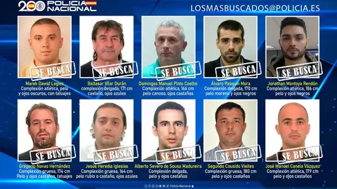 diez fugitivos que podrían encontrarse en España