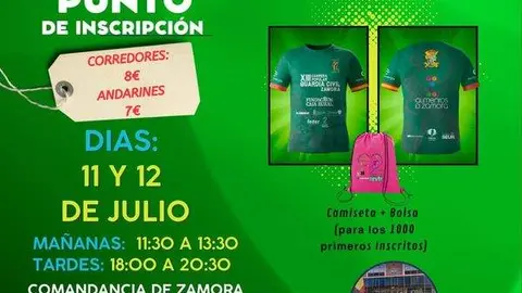 cartel carrera Guardia Civil