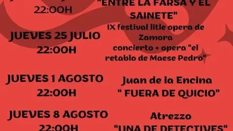 Moraleja del Vino Teatro 2024