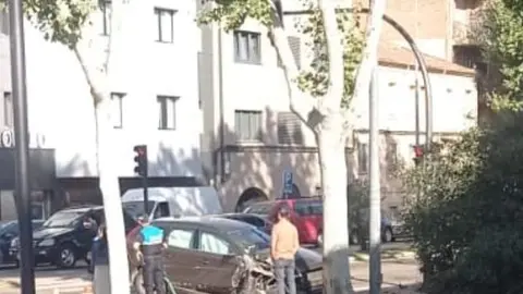 Accidente Cardenal Cisneros. Imagen cedida