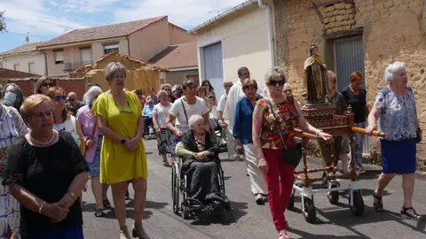 procesión de El Carmen en Camarzana de Tera. Imagen Interbenavente