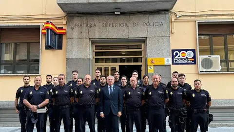 Nicanor Sen da la bienvenida a los 90 nuevos agentes en prácticas de la Policía Nacional en Castilla y León