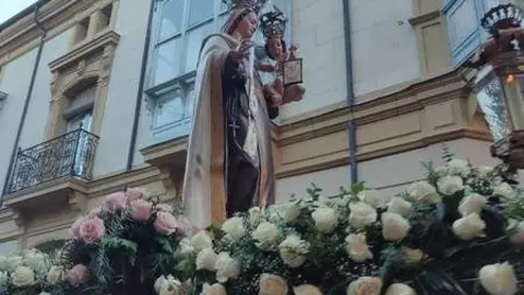procesión Virgen del Carmen en Zamora _2