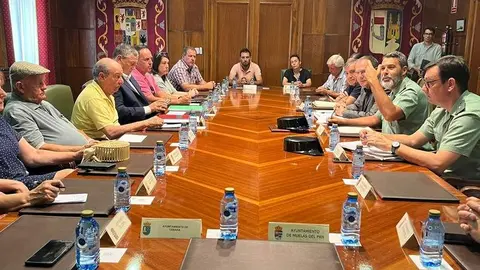 reunión en la Subdelegación con alclades 