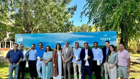Ponentes y autoridades en Pueblos con Futuro -Palencia