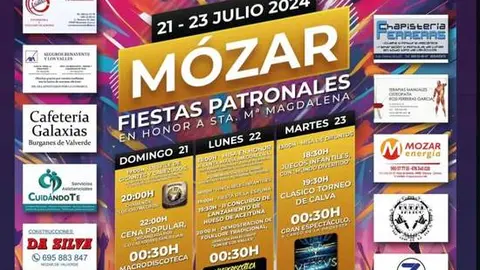 cartel fiestas Mózar de Valverde