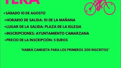 marcha cicloturista en Camarzana de Tera