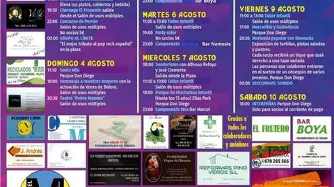 cartel semana cultural Faramontanos de Tábara