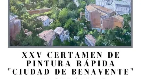 Cartel XXV Certamen de Pintura Rápida