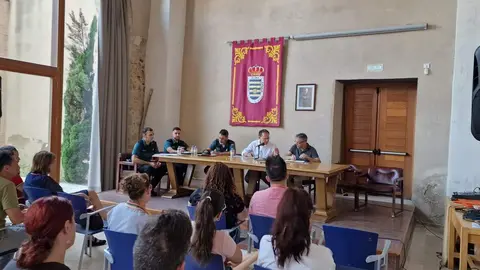 reunión de seguridad de las fiestas de Villalpando