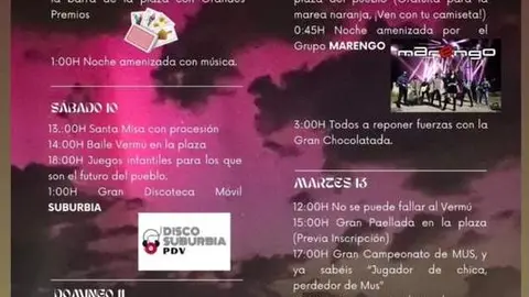 cartel fiestas Pozuelo de Vidriales