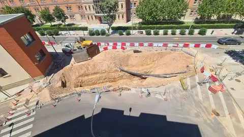 agujero REQUEJO calle argentina