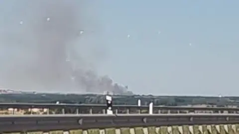 Incendio en Villanueva de Azoague