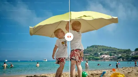 Quitar marca de agua foto