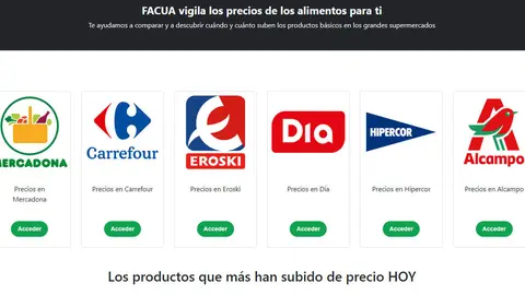 FACUA vigila los precios de los alimentos para ti