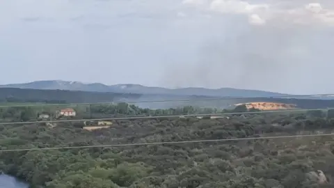 fuego en olleros