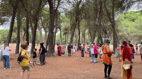 primera recreación histórica Suevo-Visigoda en Valorio_10