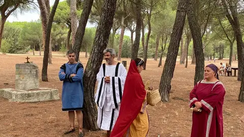 primera recreación histórica Suevo-Visigoda en Valorio_13