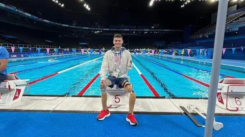 Luis Huerta en sus RRSS. @luishuerta_swimmer