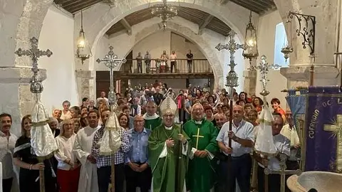 Fernando Valera concluye su visita pastoral al arciprestazgo de Sayago con una misa en Gamones
