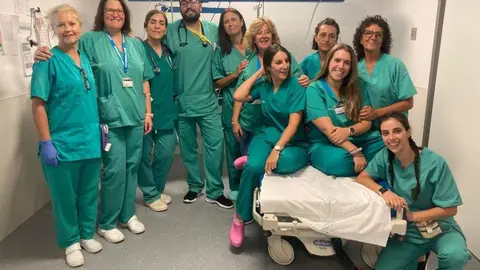Equipo médico ICTUS del Hospital de Benavente (Fioto cedida)