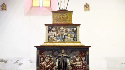 Vista General del túmulo funerario de Rionegro del Puente