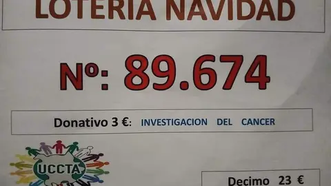Lotería Navidad Asociación Contra el Cáncer