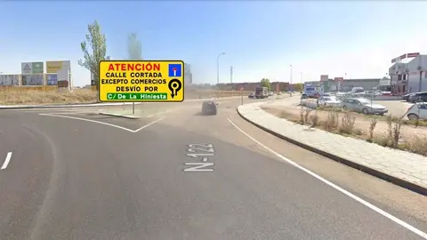 Corte Avda Galicia en glorieta