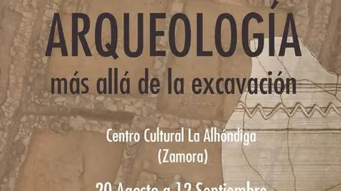 Cartel exposición arqueología