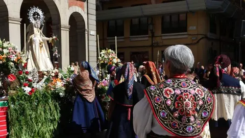 ofrenda floral Virgen de la Concha _8