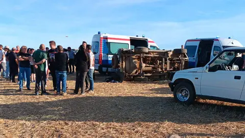 accidente en el encierro de Fuentes de Ropel. Imagen Interbenavente