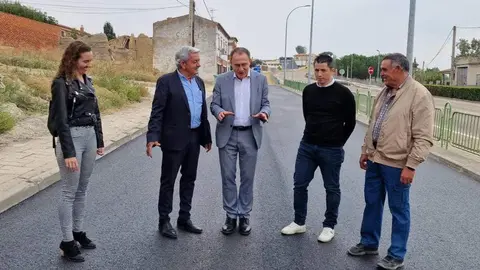 N122 en Fresno de la Ribera. imagen de archivo