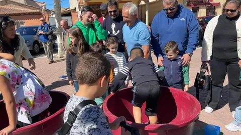 fiesta de la vendimia de Moraleja del Vino. IMAGEN CEDIDA