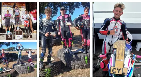 MARCO GONZALEZ SE PROCLAMA CAMPEON DE CyL de Velocidad MINI GP 110