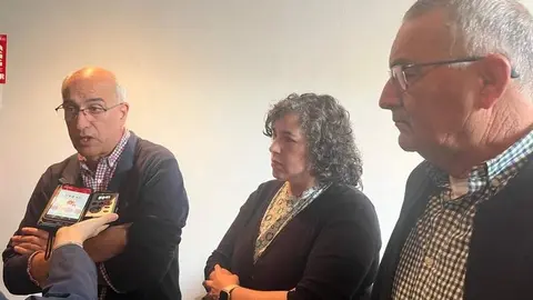 Andoni García, Ángeles Santos y  Lorenzo Rivera,