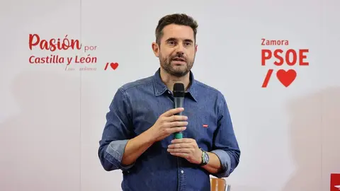 Antidio Fagúndez, secretario general del PSOE de Zamora